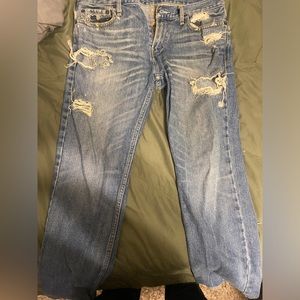 Hollister ripped jeans